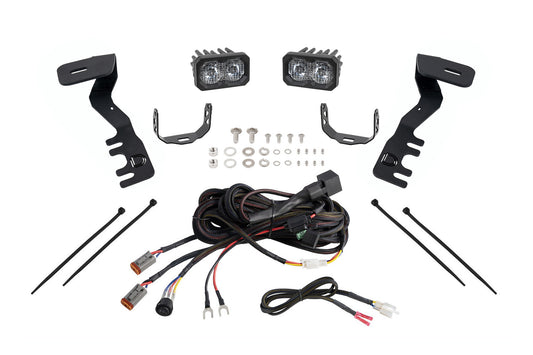 Diode Dynamics C2 2.0 Led Ditch Light Kit For Toyota Tacoma/4 Runner Pro White Combo/Driving - DD7936