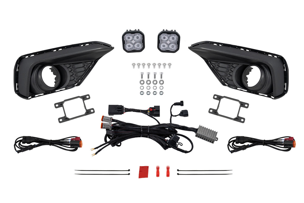 Diode Dynamics Ss3 Add On Fog Lamp Kit For 2024+ Ford Mustang Eco Boost  White Pro - DD7963