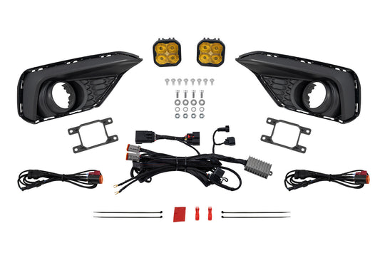 Diode Dynamics Ss3 Add On Fog Lamp Kit For 2024+ Ford Mustang Eco Boost  Yellow Pro - DD7964