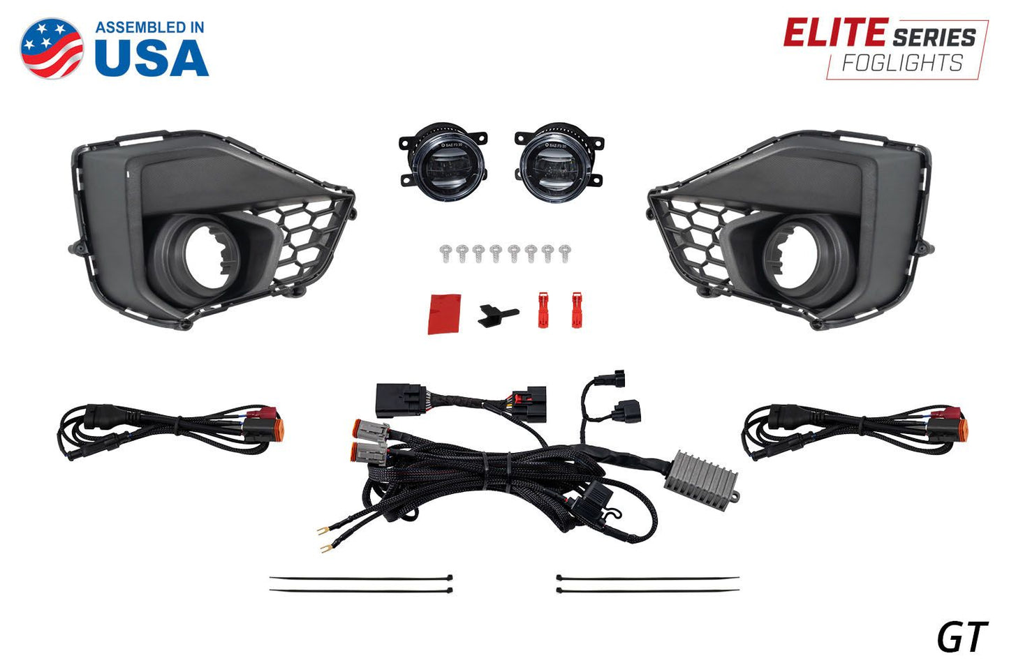 Diode Dynamics Elite Series Add On Fog Lamp Kit For 2024+ Ford Mustang Eco Boost  White - DD7959