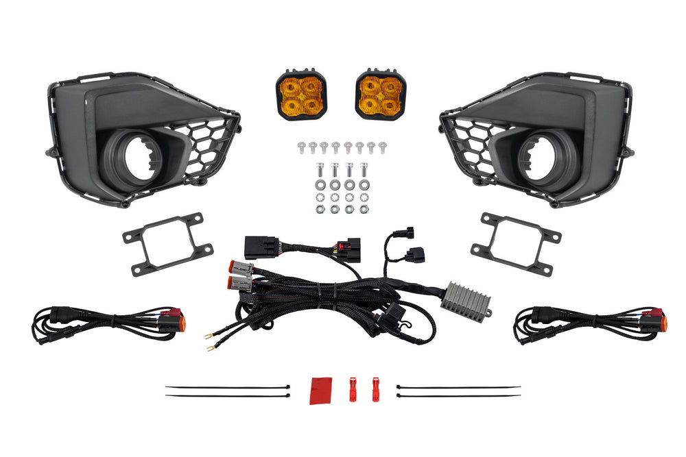 Diode Dynamics Ss3 Add On Fog Lamp Kit For 2024+ Ford Mustang Gt  Yellow Max - DD7975