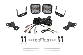 compare product Diode Dynamics Stage Series Ditch Light Kit For 2019 2024 Polaris Rzr Xp  Ss5 Sport White Combo - DD8084