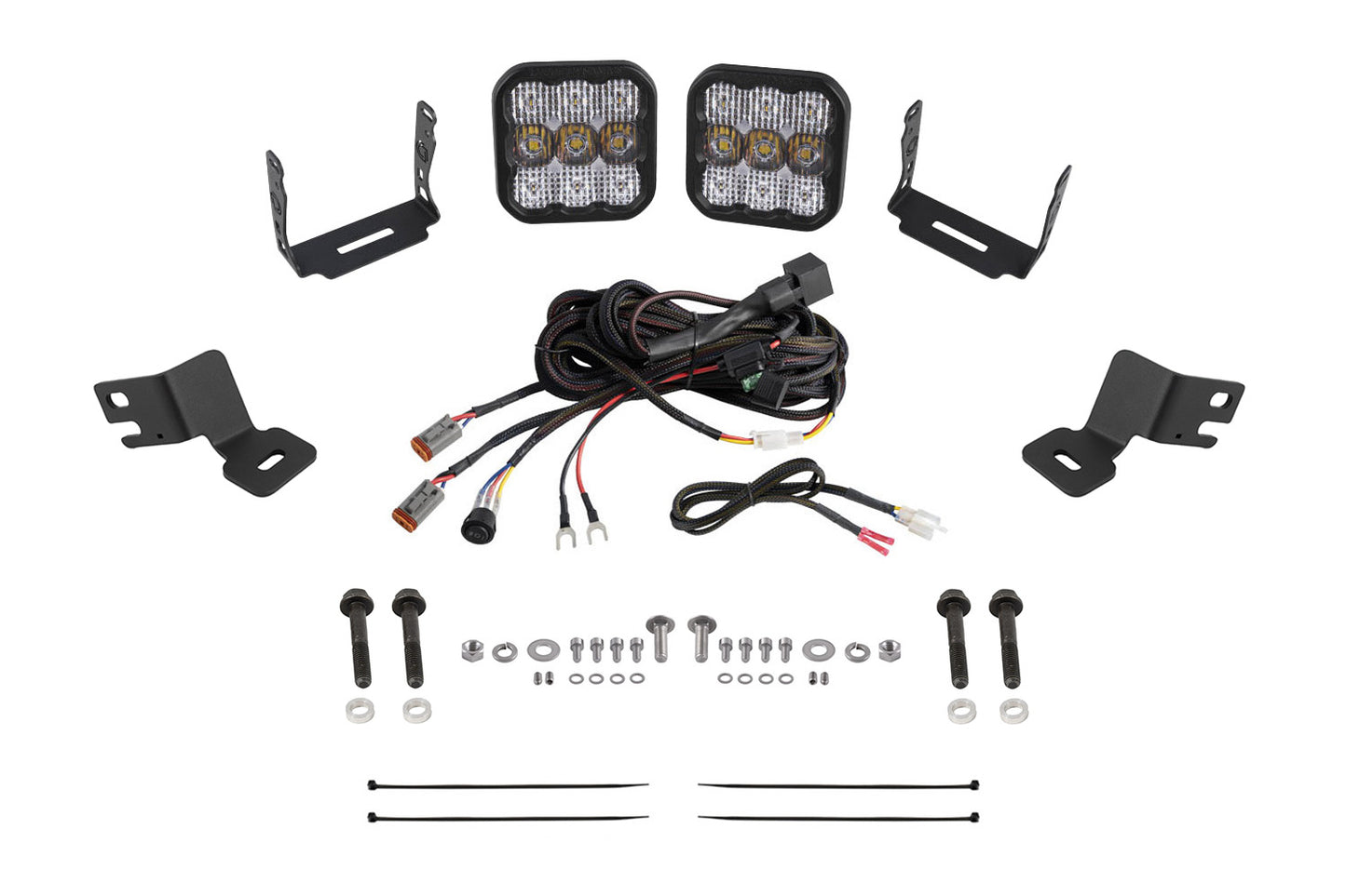Diode Dynamics Stage Series Ditch Light Kit For 2019 2024 Polaris Rzr Xp  Ss5 Pro White Combo - DD8086