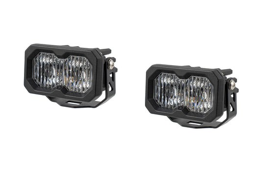 Diode Dynamics C2 2.0 Sport White Sae Fog/Wide Standard Abl (Pair) - DD8090P