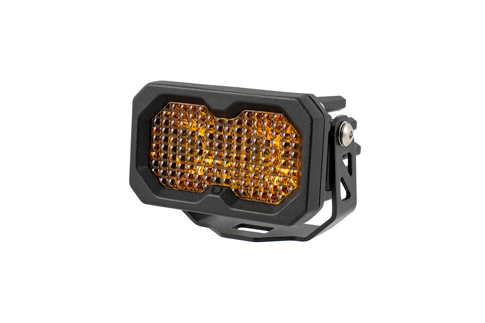 Diode Dynamics C2 2.0 Pro Yellow Flood Standard Abl (Single) - DD8109S