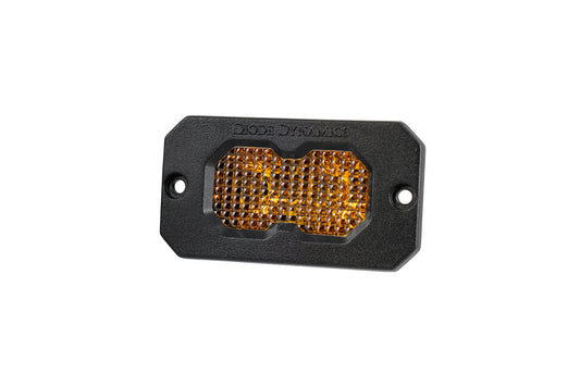 Diode Dynamics C2 2.0 Sport Yellow Flood Flush Abl (Single) - DD8121S