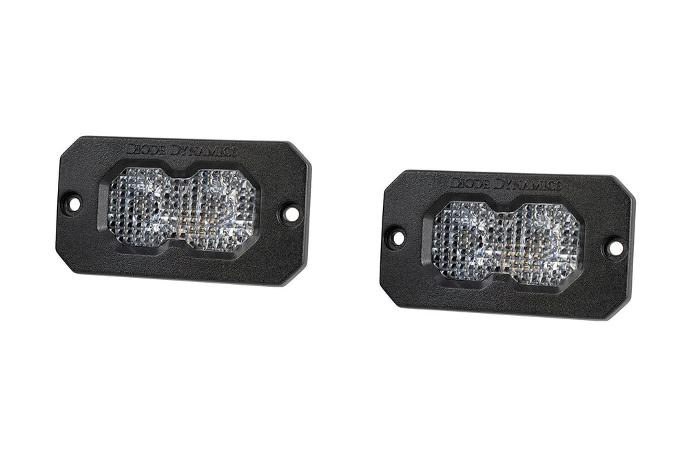 Diode Dynamics C2 2.0 Pro White Flood Flush Rbl (Pair) - DD8124P