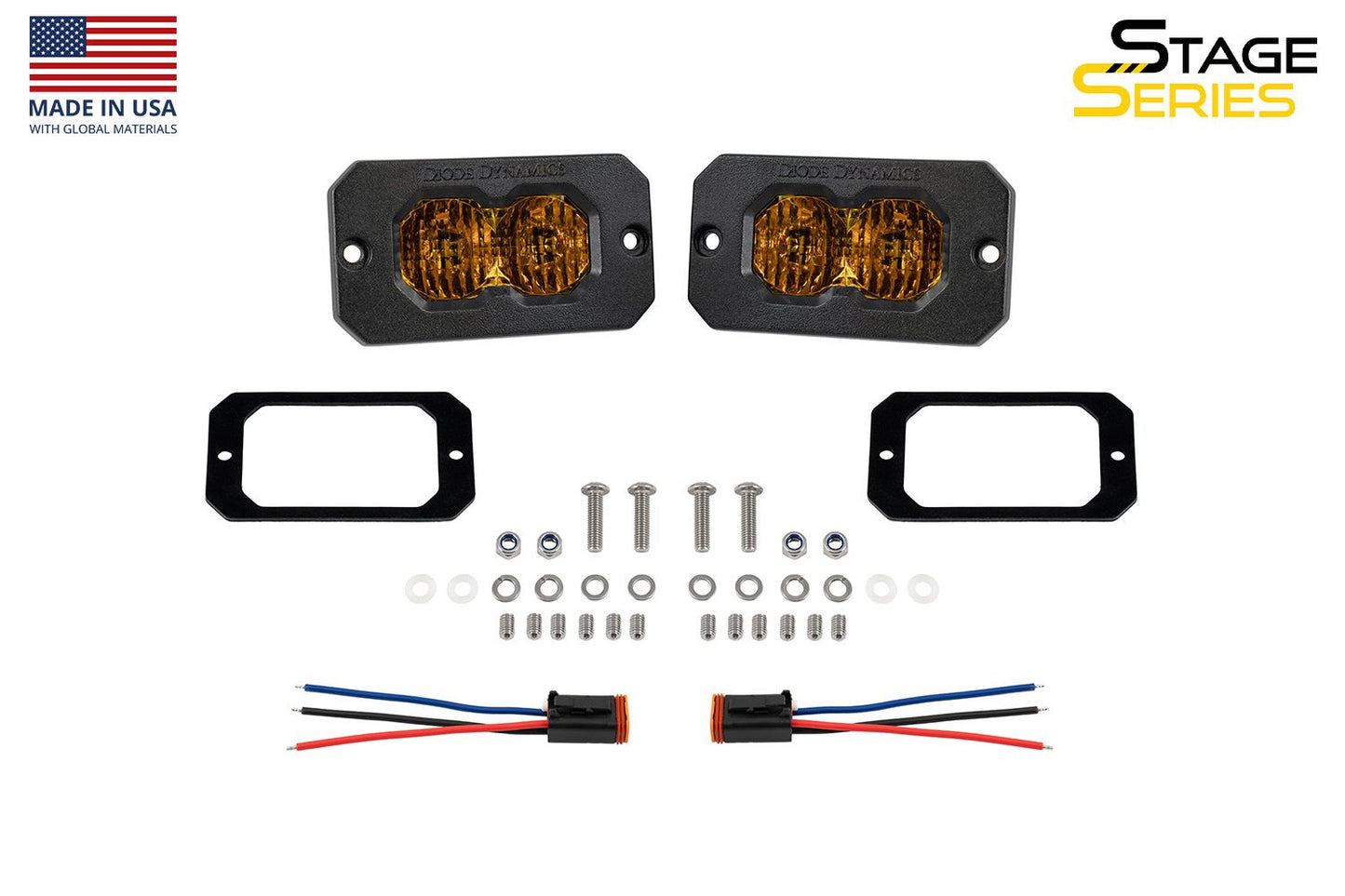 Diode Dynamics C2 2.0 2” Flush Mount LED Pods – Pair