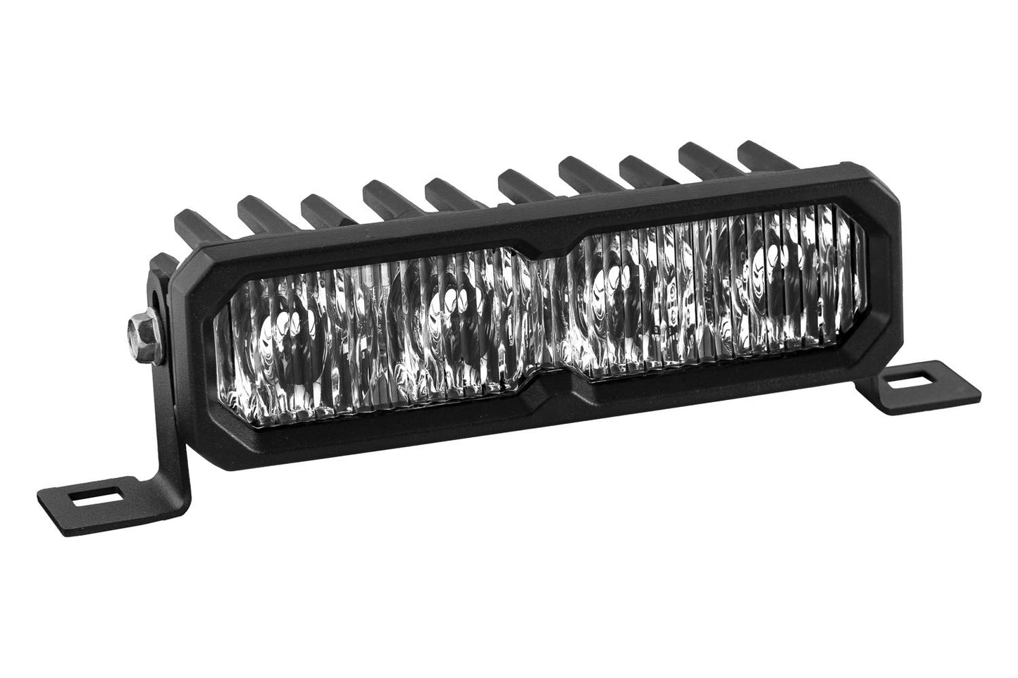 Diode Dynamics SS6 White Stage Series LED Light Bar with Amber or Red Backlight (Single)