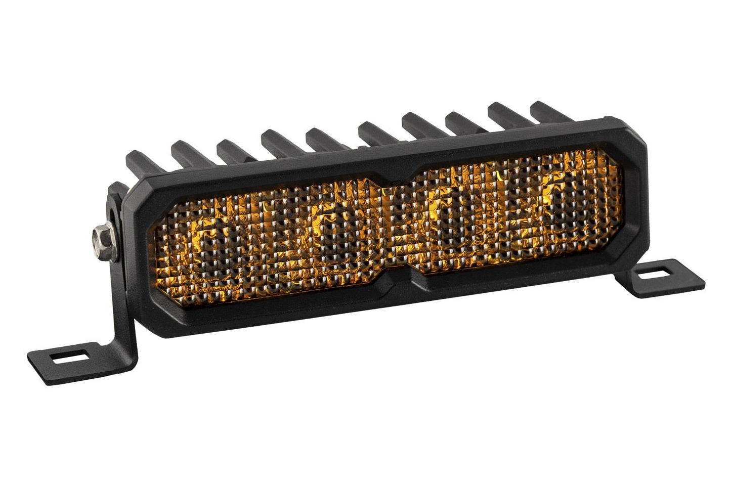 Diode Dynamics SS6 Yellow Stage Series LED Light Bar with Amber Backlight (Single)