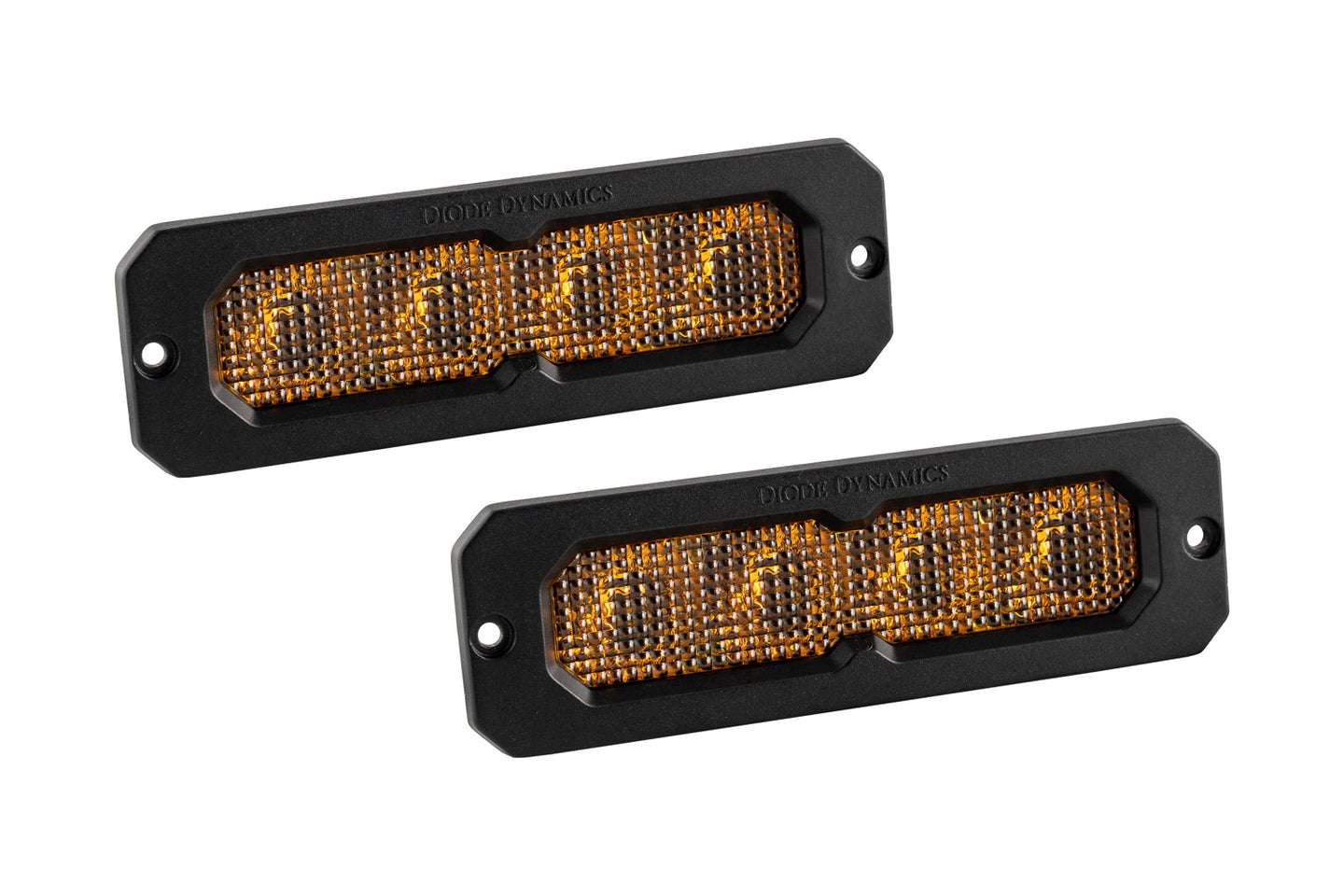 Diode Dynamics Ss6 Pro Yellow Flood Flush Abl (Pair) - DD8173P