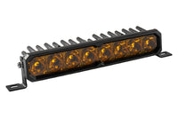 Diode Dynamics SS10 Yellow Stage Series LED Light Bar with Amber Backlight (Single)
