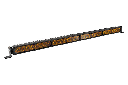 Diode Dynamics SS40 Stage Series Yellow LED Light Bar | Amber Backlight Off-Road Light Bar | Sport & Pro