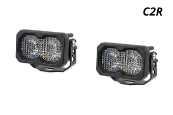 compare product Diode Dynamics C2 R White Flood Standard Led Pod (Pair) - DD8450P