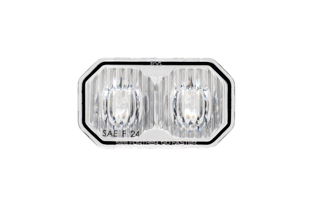 Diode Dynamics C2 2.0 Lens Sae Fog/Wide Clear - DD8550