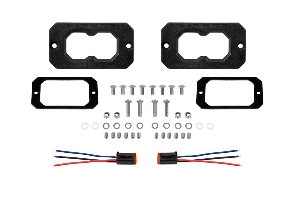 Diode Dynamics C2 2.0 Flush Mount Kit (Pair) - DD8555P