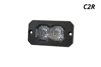 compare product Diode Dynamics C2 R White Flood Flush Mount Led Pod (One) - DD8573S