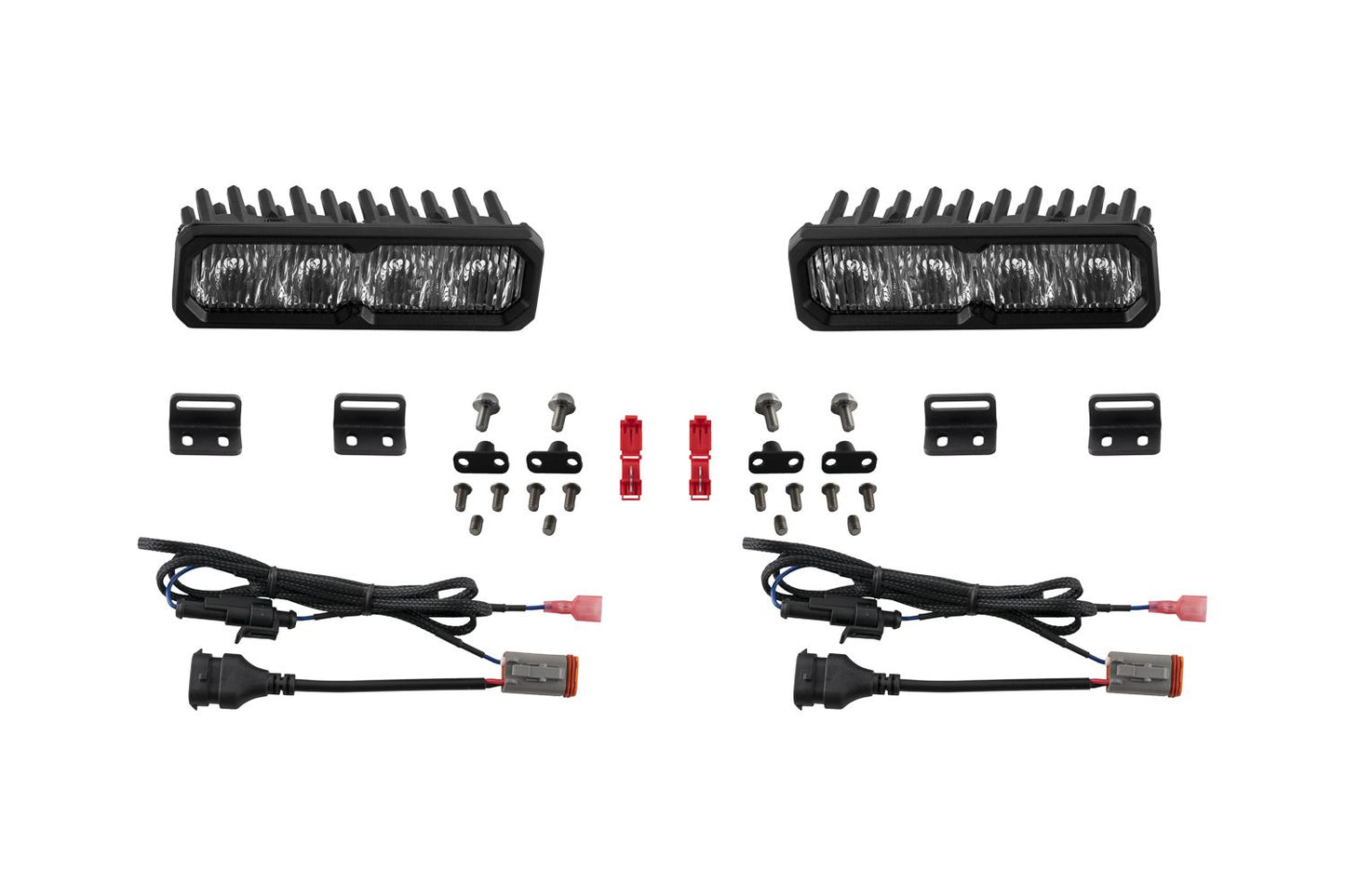 Diode Dynamics Toyota Tundra (2022–2026) Toyota Sequoia (2023-2026) SS6 LED Fog Light Kit | Stage Series SAE Fog Lights with Amber Backlight
