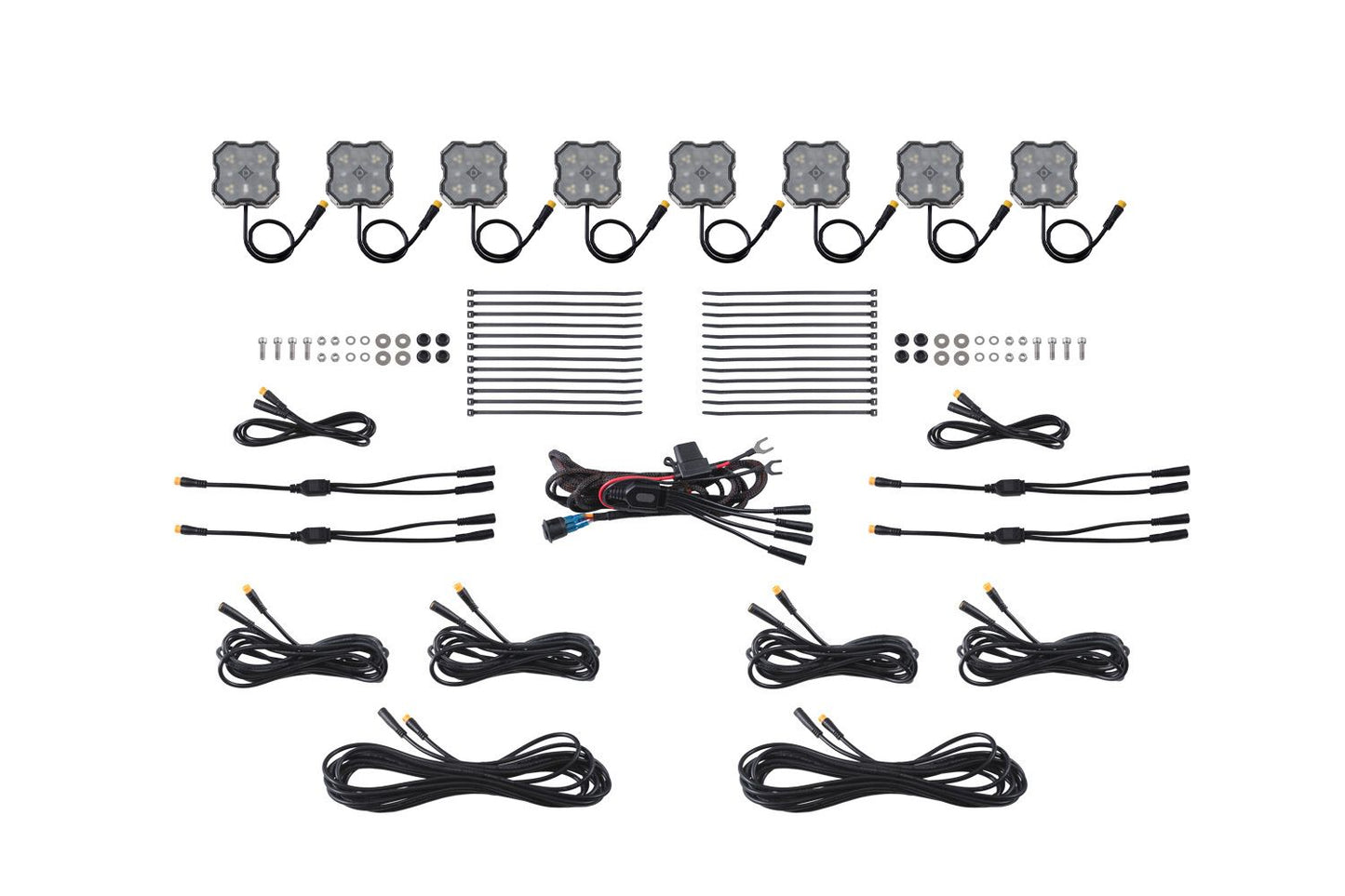 Diode Dynamics Stage Series LED Rock Light Kit – 8-Pack