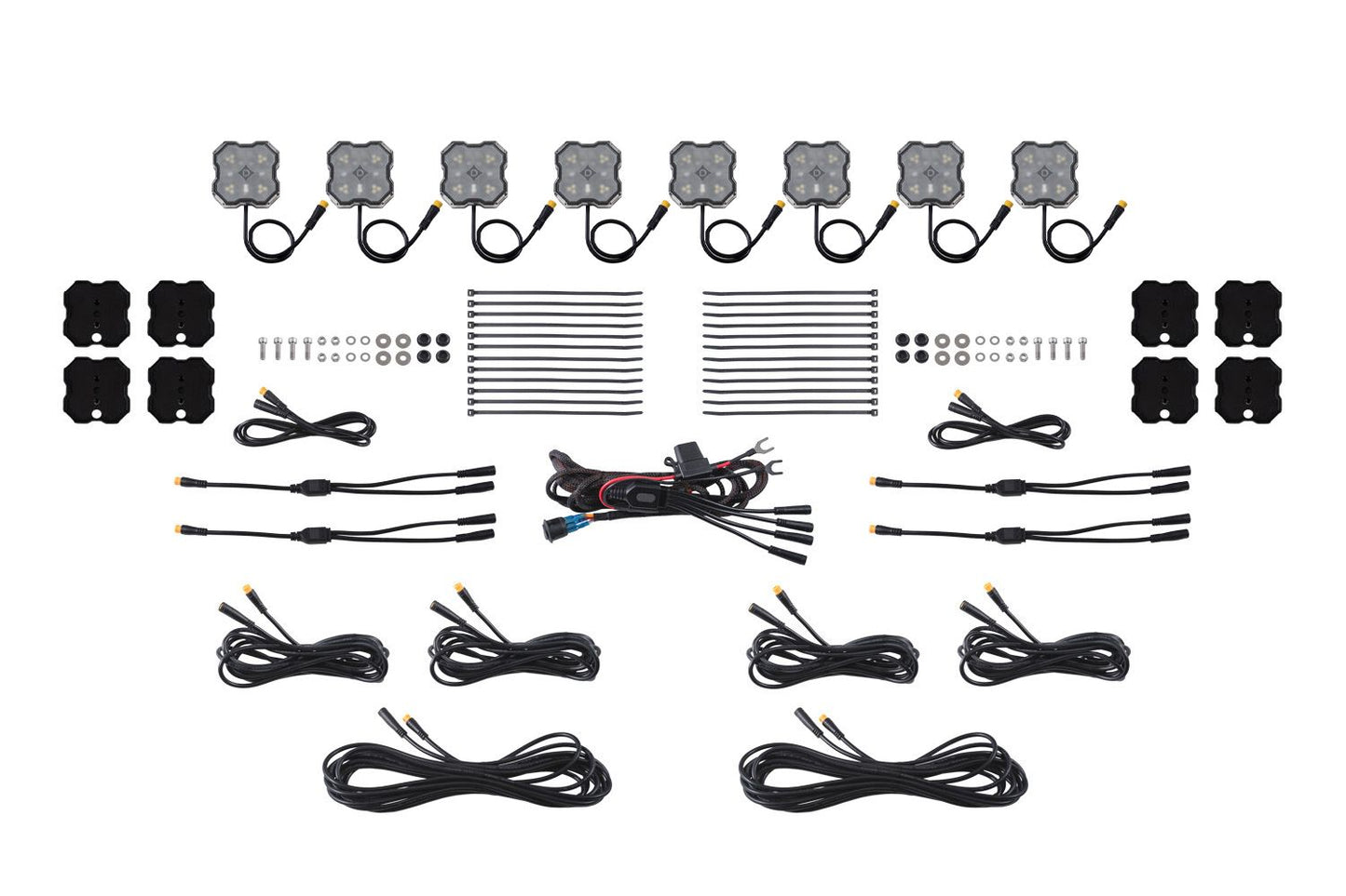 Diode Dynamics Stage Series LED Rock Light Kit – 8-Pack