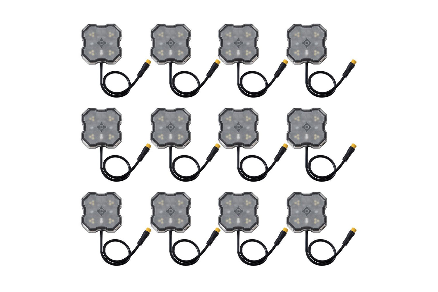 Diode Dynamics Stage Series 12-Piece LED Rock Light Kit | Single-Color, Dual-Color & RGBW