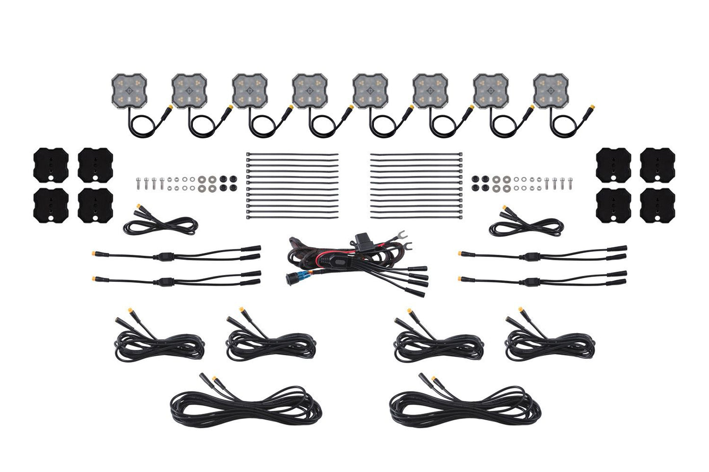 Diode Dynamics Stage Series LED Rock Light Kit – 8-Pack