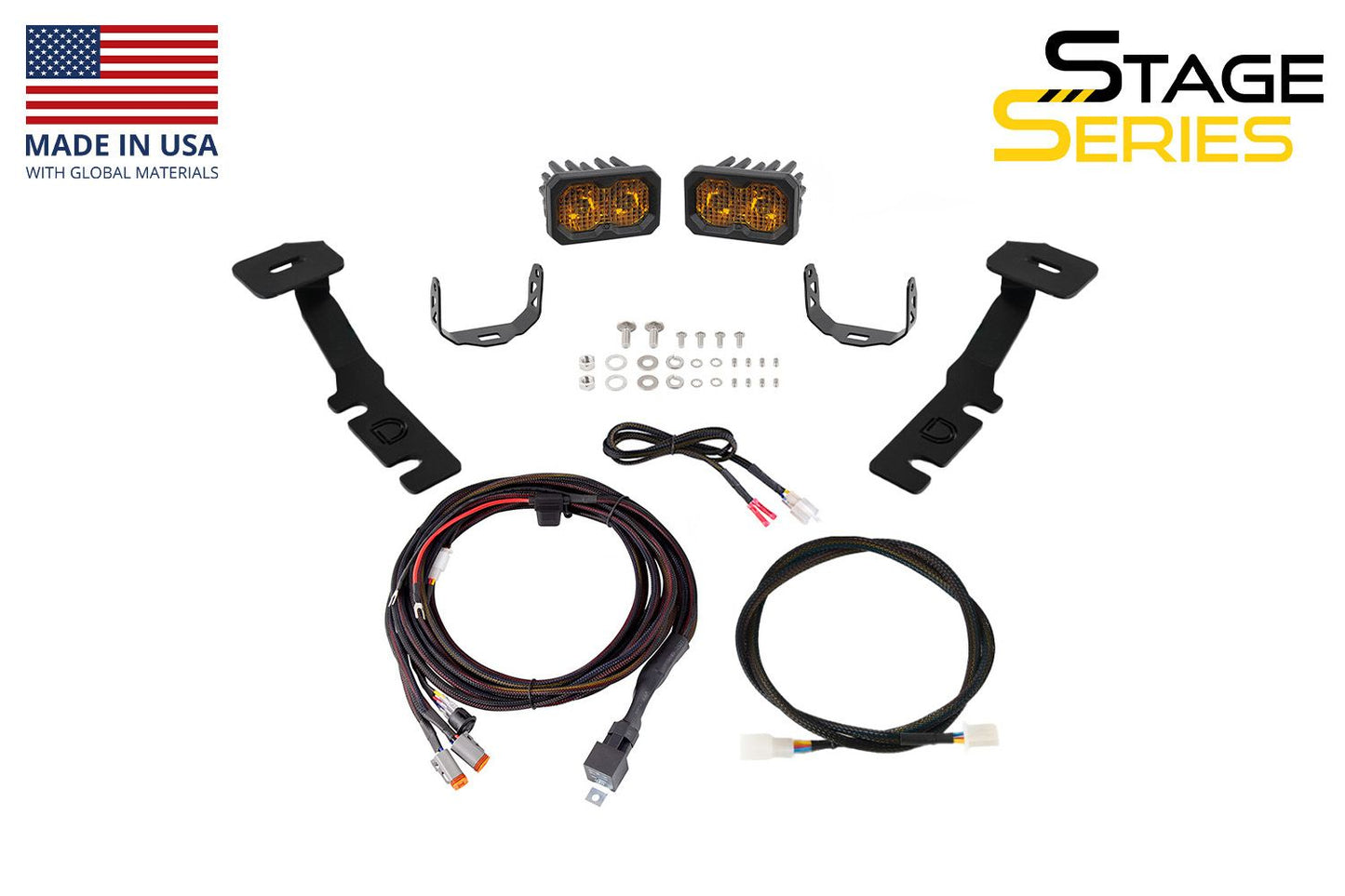 Diode Dynamics Stage Series Backlit Ditch Light Kit for 2019-2025 Toyota RAV4 or 2022-2026 Lexus NX350h