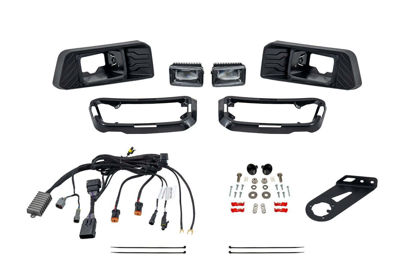 Diode Dynamics Elite Series Add-On LED Fog Light Kit with Amber Backlight for 2025-2027 Ford Maverick (Pair)
