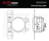 Diode Dynamics Elite Series Type MR Fog Lamps (pair) Diode Dynamics