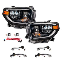Form Lighting OEM-Style LED Headlights for 2014-2021 Toyota Tundra | Sequential Turn Signals, LED DRL &amp; Plug-and-Play Upgrade