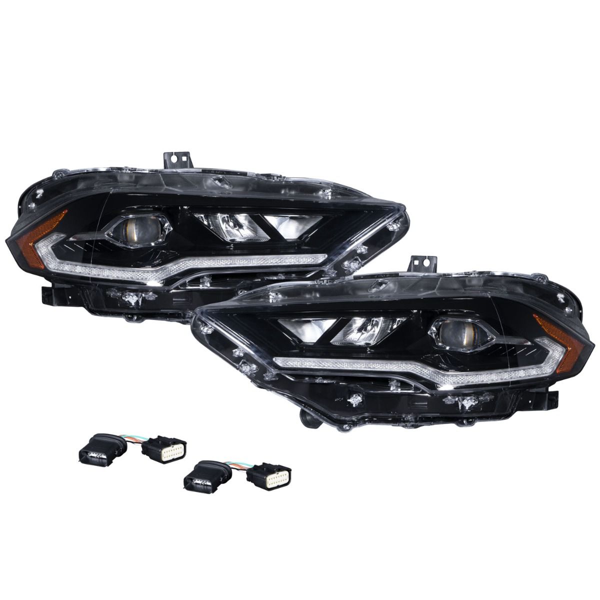 Form Lighting Sequential LED Headlights for 2018-2023 Ford Mustang | Triple High Beam, Startup Sequence & Plug-and-Play