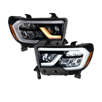 Form Lighting LED Headlights for 2007-2013 Toyota Tundra and 2008-2017 Toyota Sequoia | Full LED Upgrade with Sequential Turn Signals & DRL | Plug-and-Play