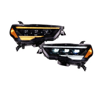 Form Lighting Sequential LED Headlights for 2014-2024 Toyota 4Runner | Triple Projector, White/Amber DRL & Plug-and-Play