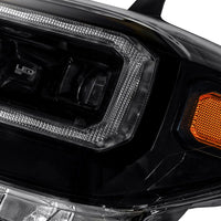 Form Lighting Sequential LED Headlights for 2016-2023 Toyota Tacoma | Triple Bi-LED Projectors, Selectable White/Amber DRL, Sequential Turn Signals