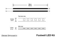 Diode Dynamics Single-Color LED Footwell Kit Diode Dynamics