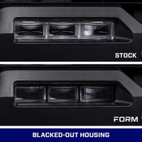 Comparison of Stock Fog lights versus Form Lighting Fog Lights