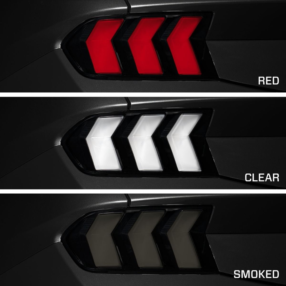 Form Lighting LED Tail Lights for 2024–2025 Ford Mustang S650 | Sequential LED (Pair)