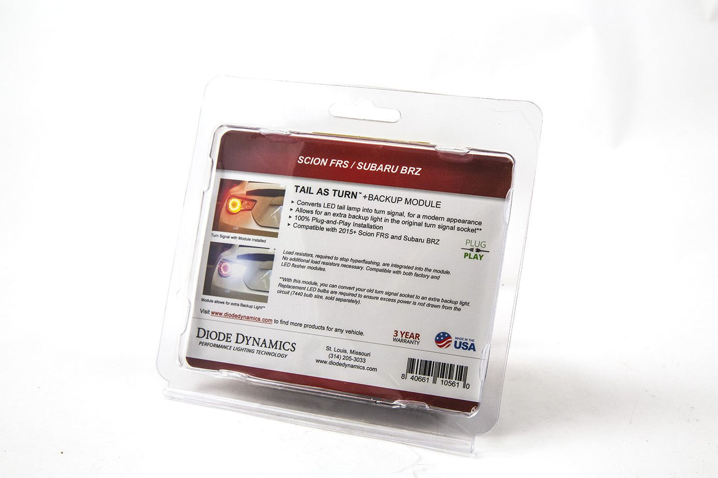 Diode Dynamics 2013-2016 Scion FR-S / BRZ Tail as Turn® +Backup Module (USDM)