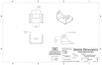 Diode Dynamics SSC1 Universal Bracket Kit Diode Dynamics