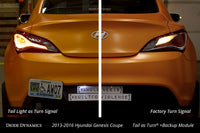 Diode Dynamics 2013-2016 Hyundai Genesis Coupe Tail as Turn® +Backup Module (USDM) Tail Lights