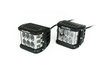compare product FCKLightBars Side Liner LED Ditch Light Pods – 120° Wide Beam Off-Road A-Pillar Lights (Pair)
