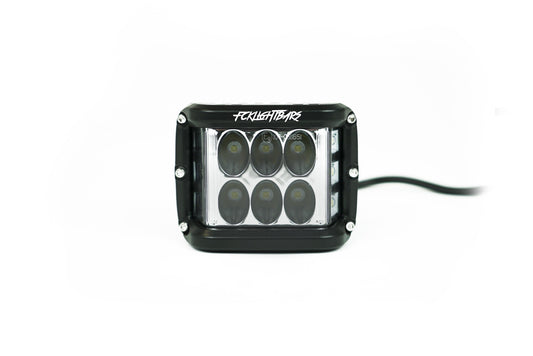 FCKLightBars Side Liner LED Ditch Light Pods – 120° Wide Beam Off-Road A-Pillar Lights (Pair)