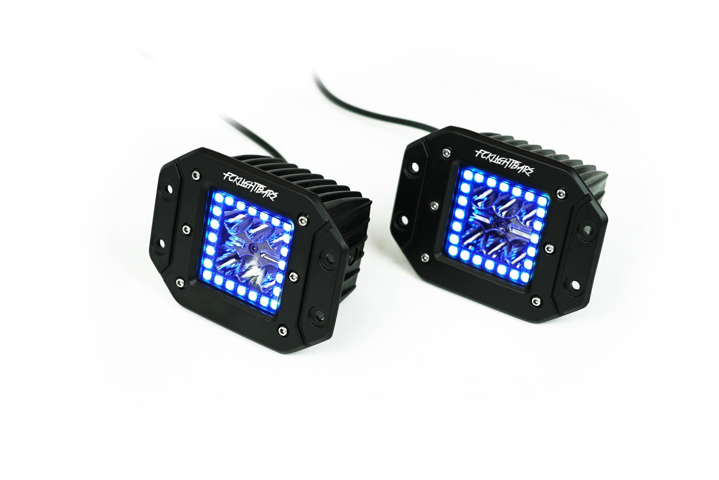 LED RGB Pod Lights FlushMounts Blue