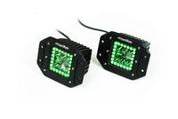 LED RGB Pod Lights FlushMounts Green
