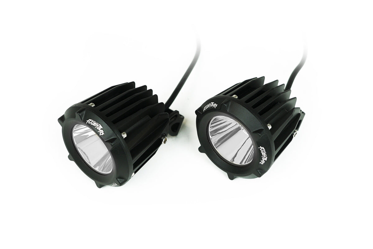 3-Inch FCK RP-S1 Round LED Light Pods (White)