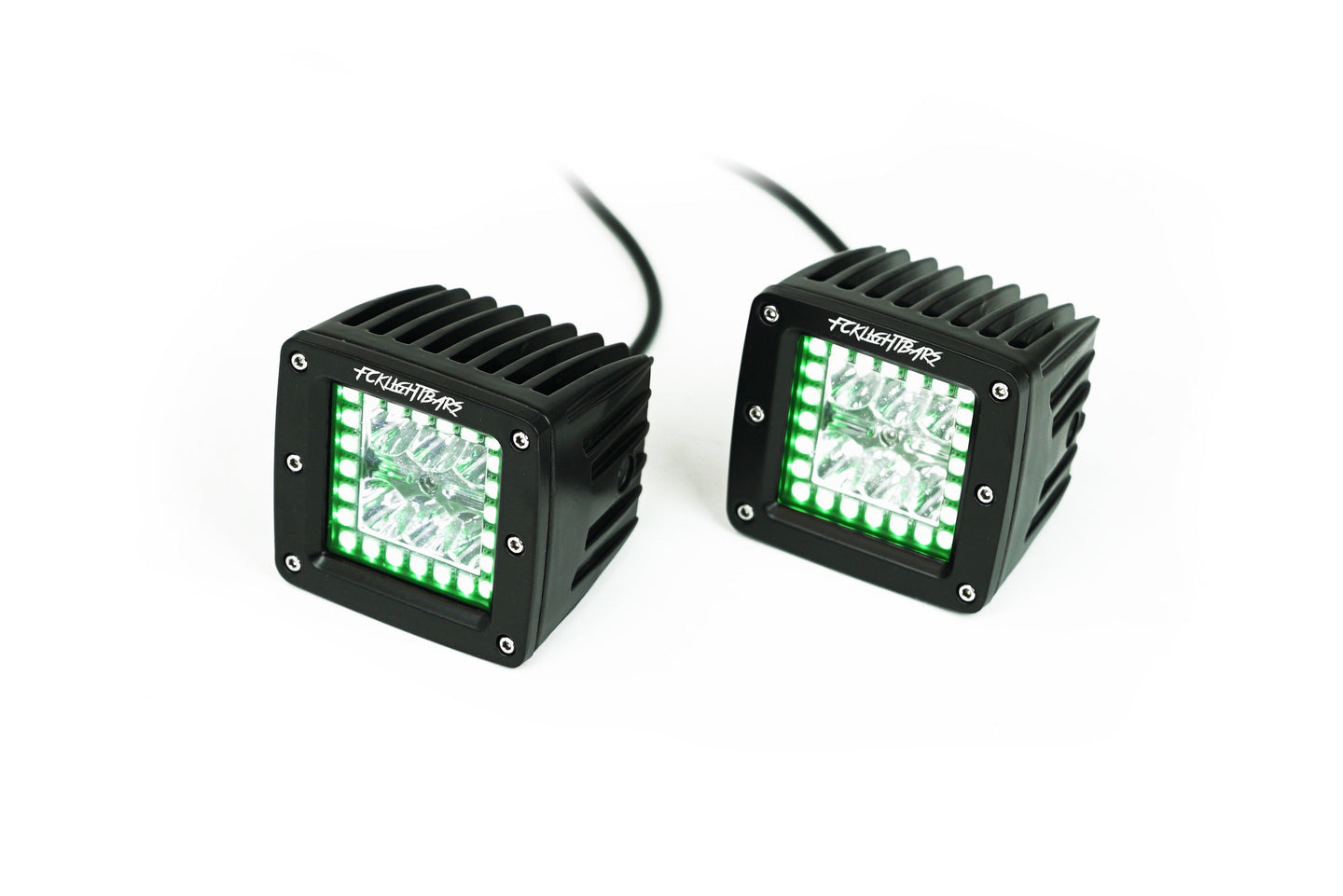 High-Output RGB Pod Lights Green