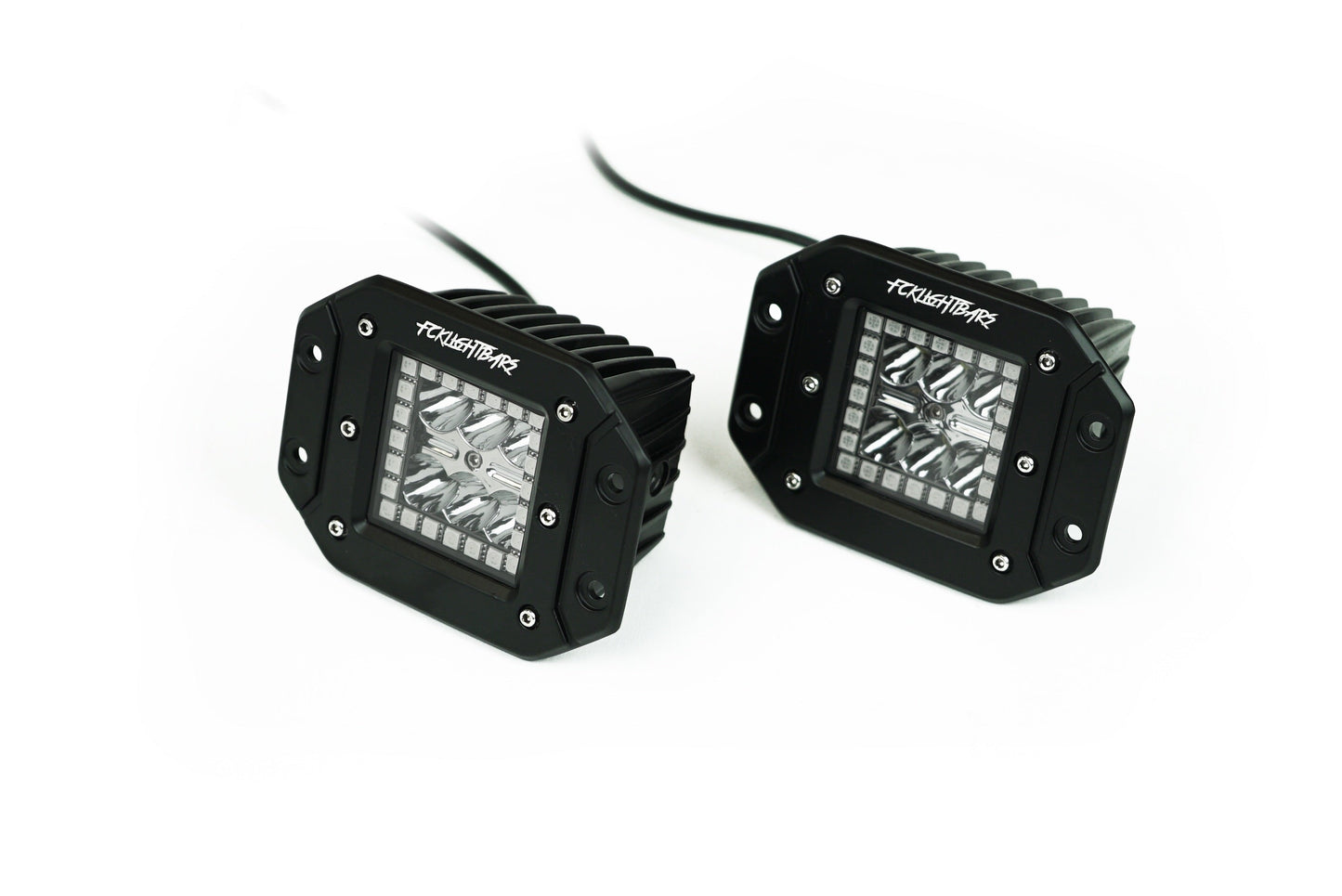 High-Output LED RGB Pod Lights Pair