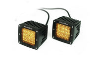 Dual Purpose Chase Light Pods (Sold as Pair) in White in Amber 