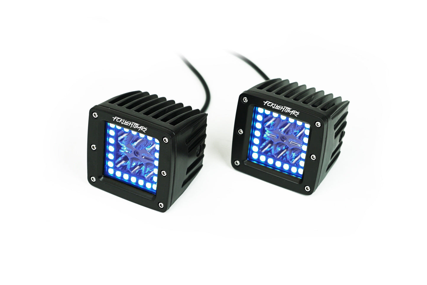 High-Output RGB Pod Lights Blue