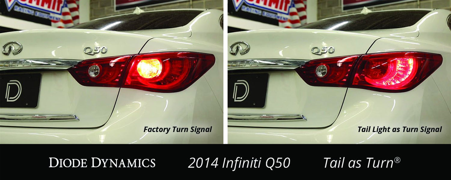 Diode Dynamics 2014-2017 Infiniti Q50 Tail as Turn® Module (USDM) (pair) Tail Lights
